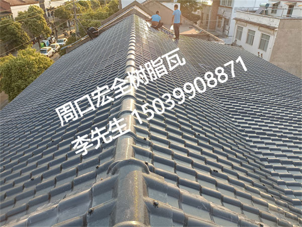 周口樹脂瓦生產廠家案例